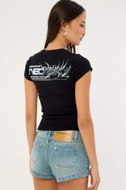 Phantom Baby Tee Black