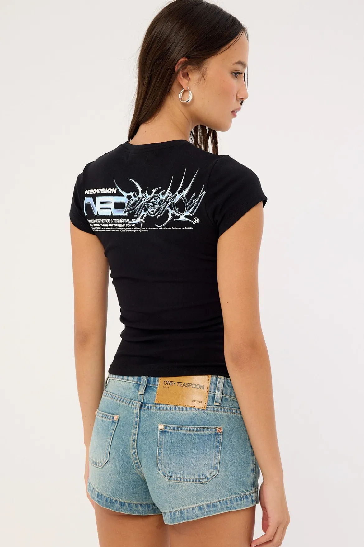 Phantom Baby Tee Black
