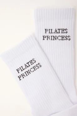 Pilates Princess Sock White and Brown