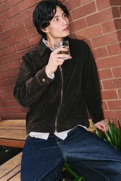 Pilot PU Suede Leather Jacket Brown