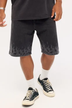 Playa Big Dawg Jean Short Used Black