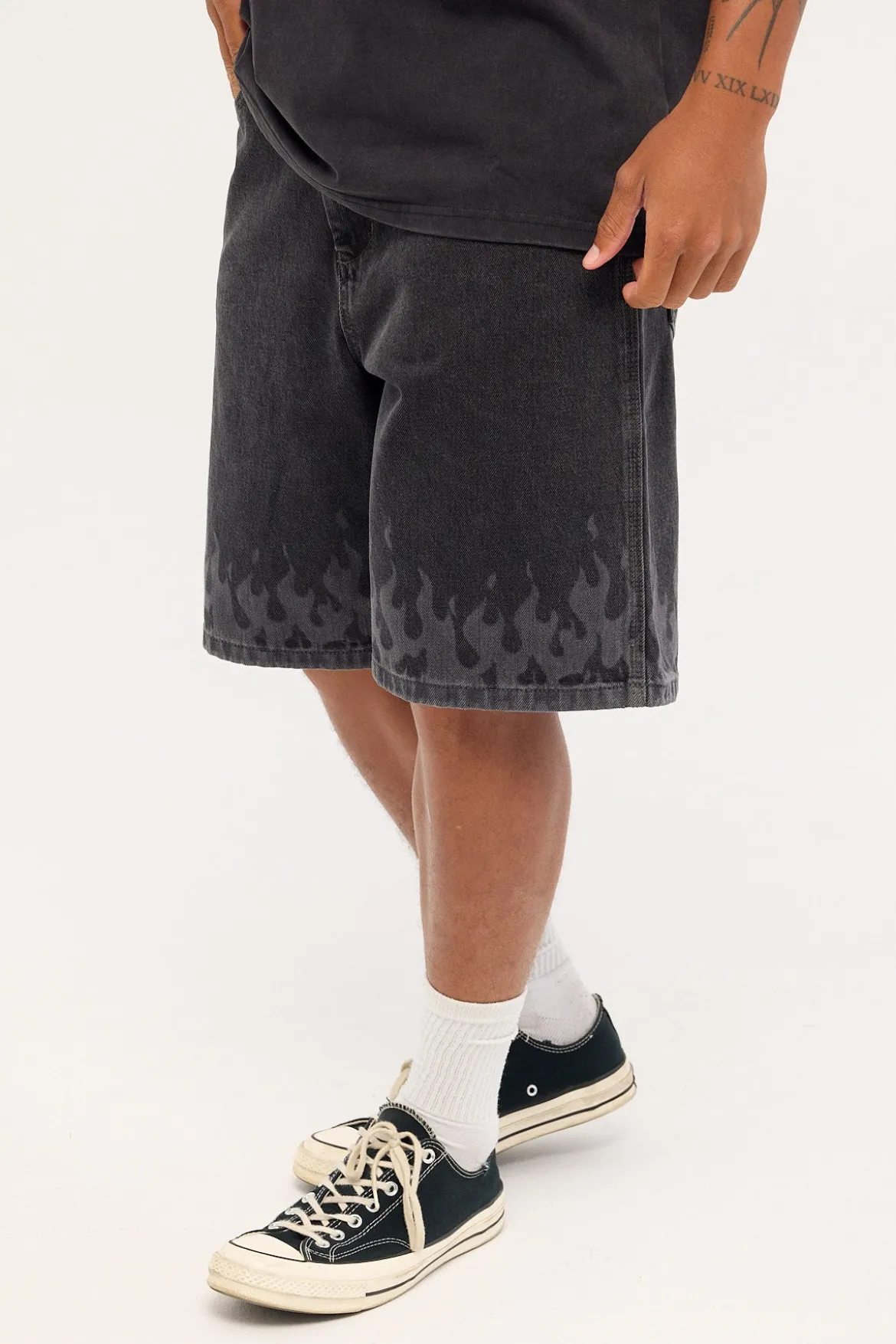 Playa Big Dawg Jean Short Used Black