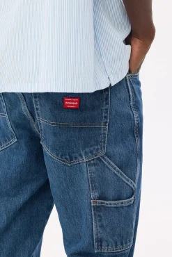Playtime Carpenter Jean Worn Blue Rise