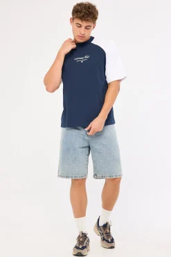 Pledge Raglan Heavyweight Easy Tee Navy