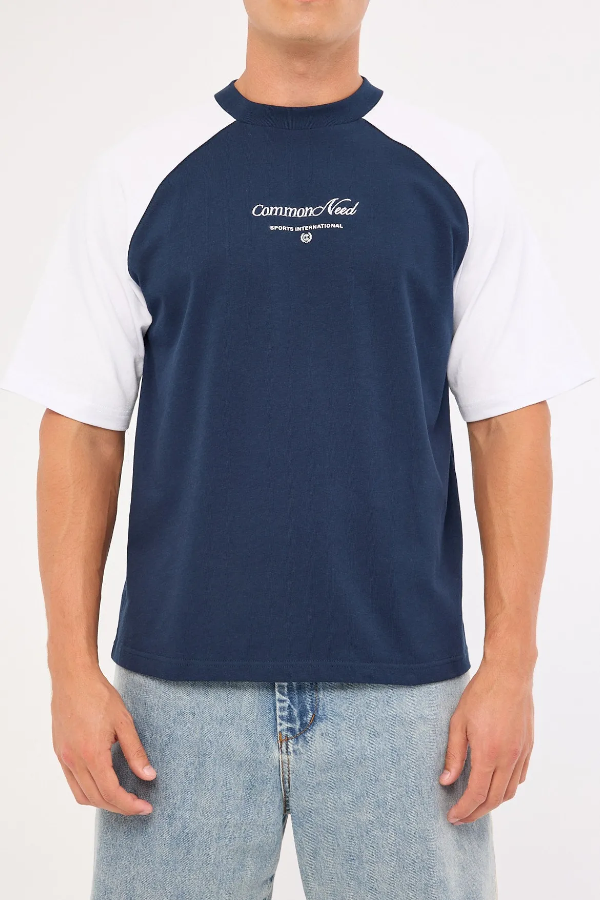 Pledge Raglan Heavyweight Easy Tee Navy