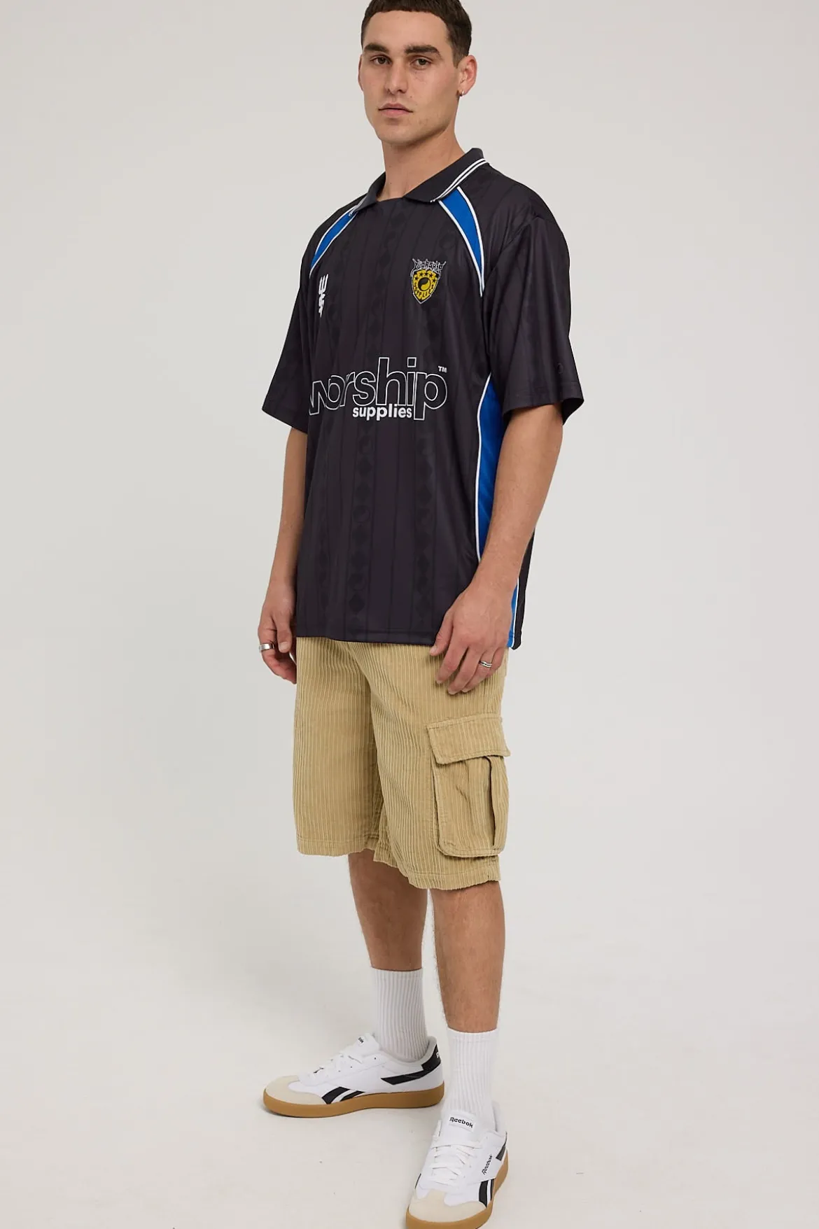 Podium Cord Cargo Short Faded Khaki