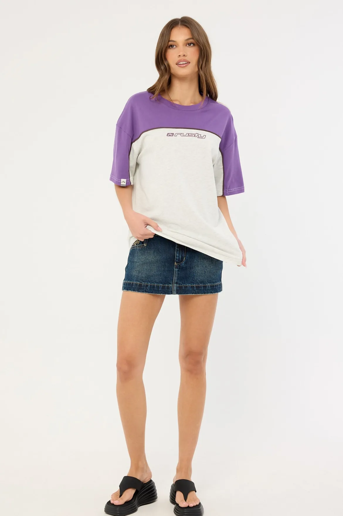 Polar Ops Oversize Short Sleeve Tee Ice Marle