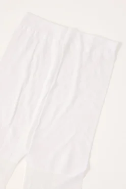 Polka Dot Stocking White