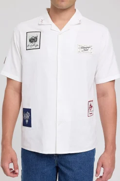 Postcards Resort Shirt White