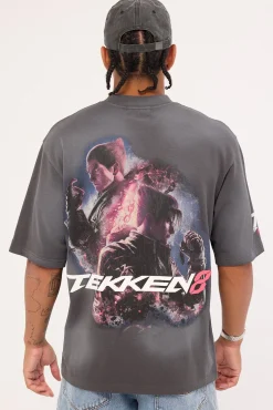 Poster Street Super Heavy Tee Sunfade Ash Black