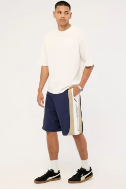Power Wing Fixed Waist Boardshort Navy Blue