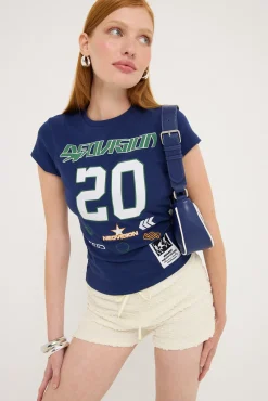 Precision Baby Tee Navy