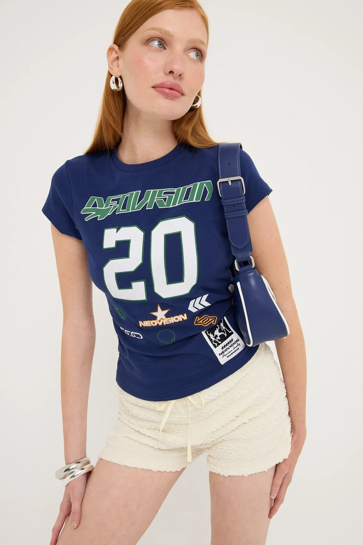 Precision Baby Tee Navy