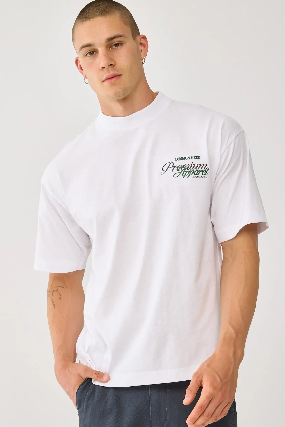 Premium Heavyweight Easy Tee White