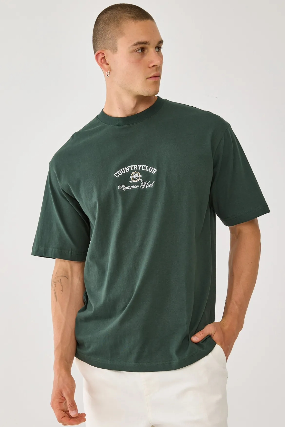 Prestige Boxy Tee Dark Green