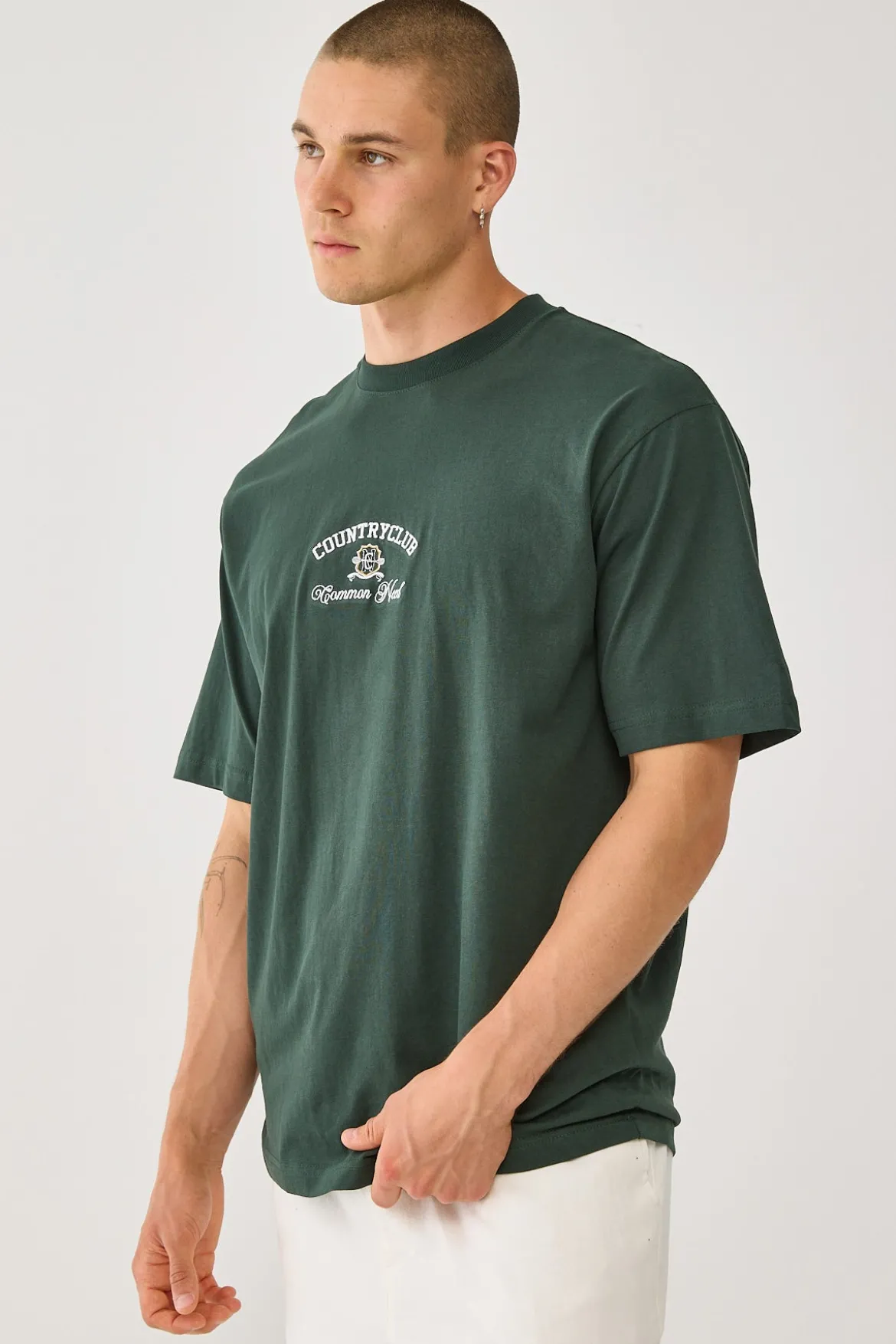 Prestige Boxy Tee Dark Green