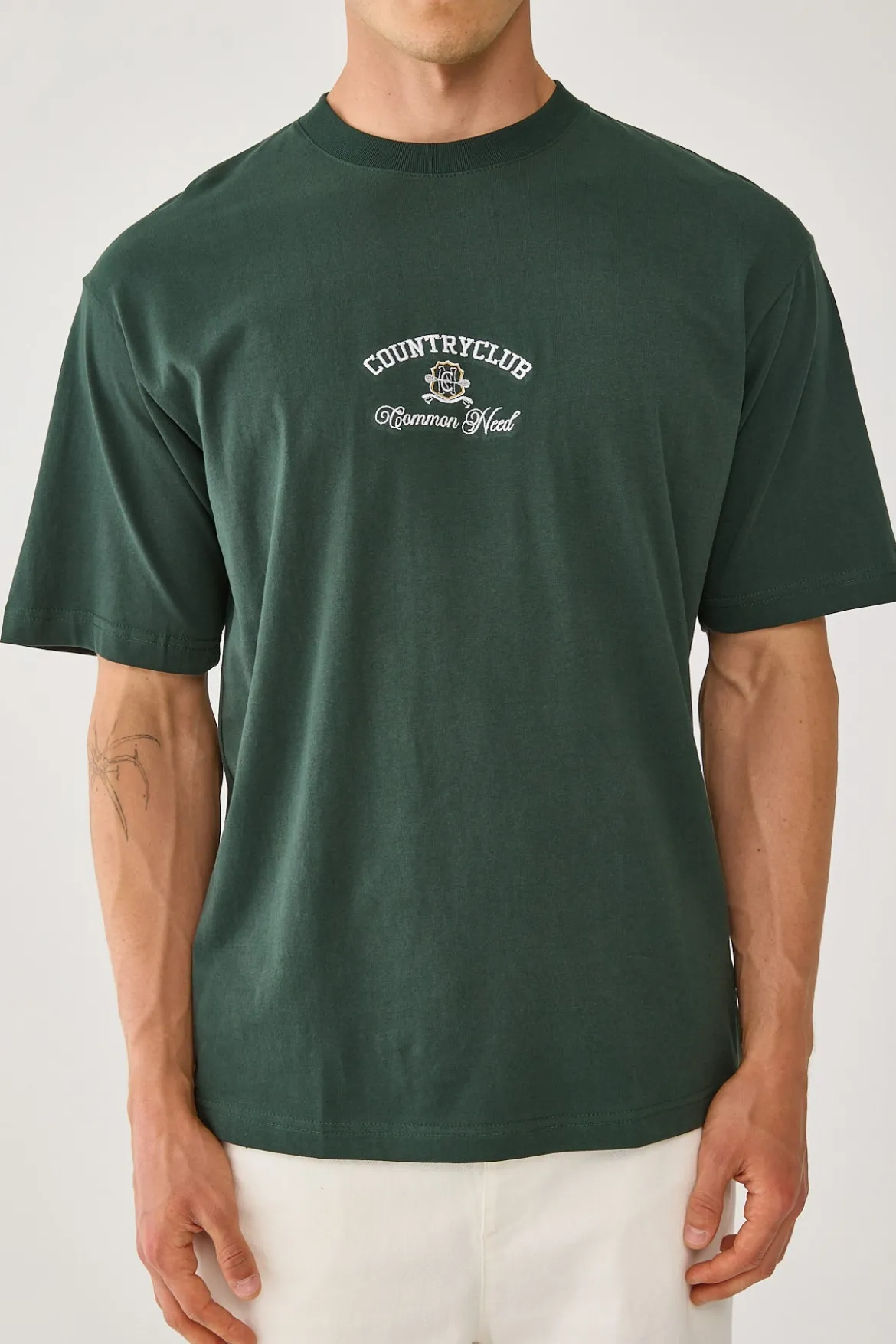 Prestige Boxy Tee Dark Green