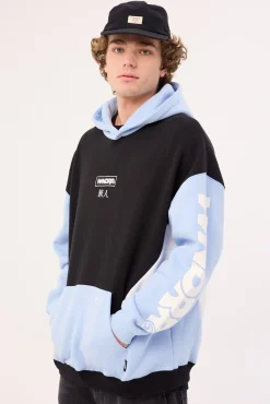 Privacy Panel Hood Sweat Black/Air Blue