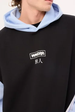 Privacy Panel Hood Sweat Black/Air Blue