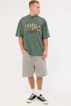 Protocol Heavy Weight Tee Dark Green