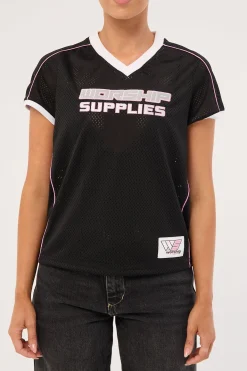 Punter Baby Football Jersey Black/Pink