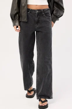 Punter Sloucher Jean Black Rinse