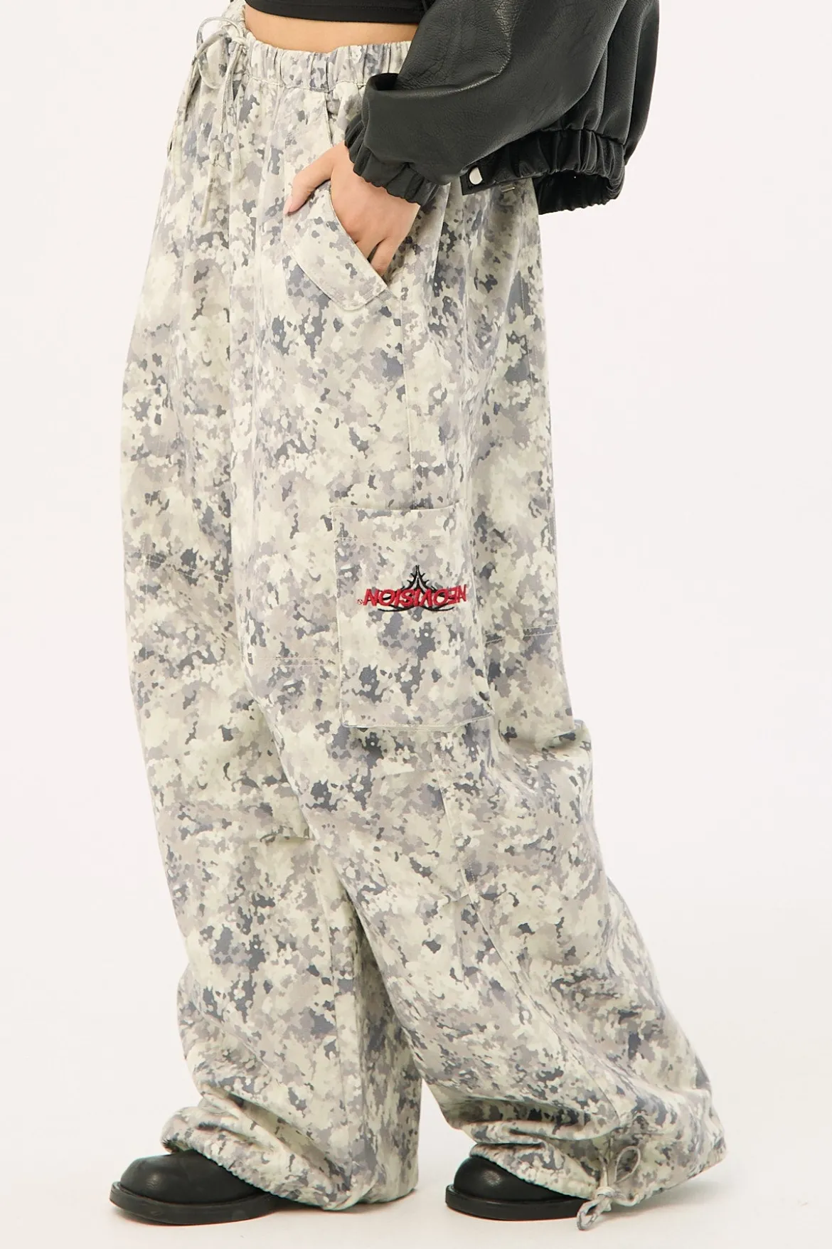 Pyrite Camo Wide Parachute Pant Camo