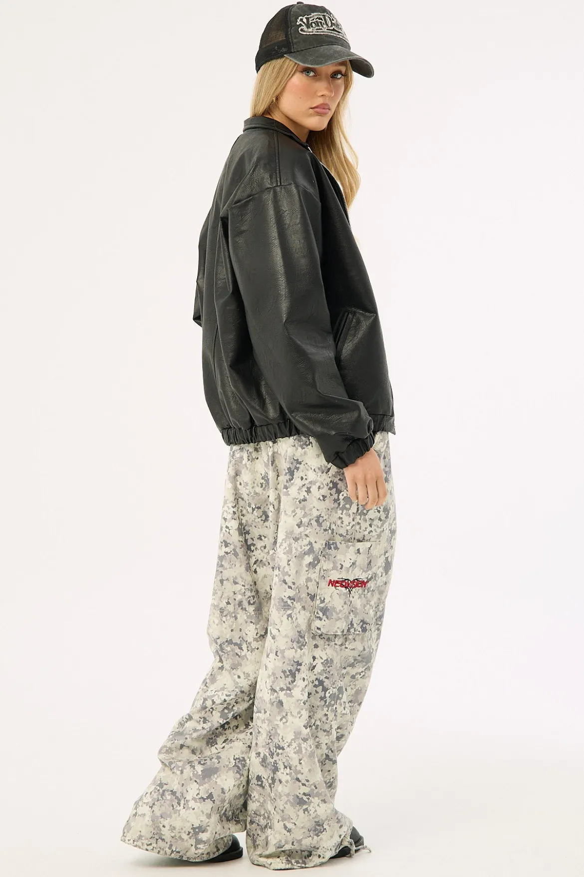Pyrite Camo Wide Parachute Pant Camo