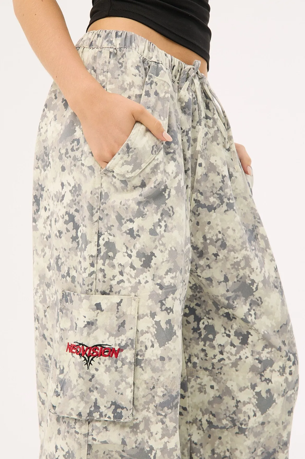 Pyrite Camo Wide Parachute Pant Camo