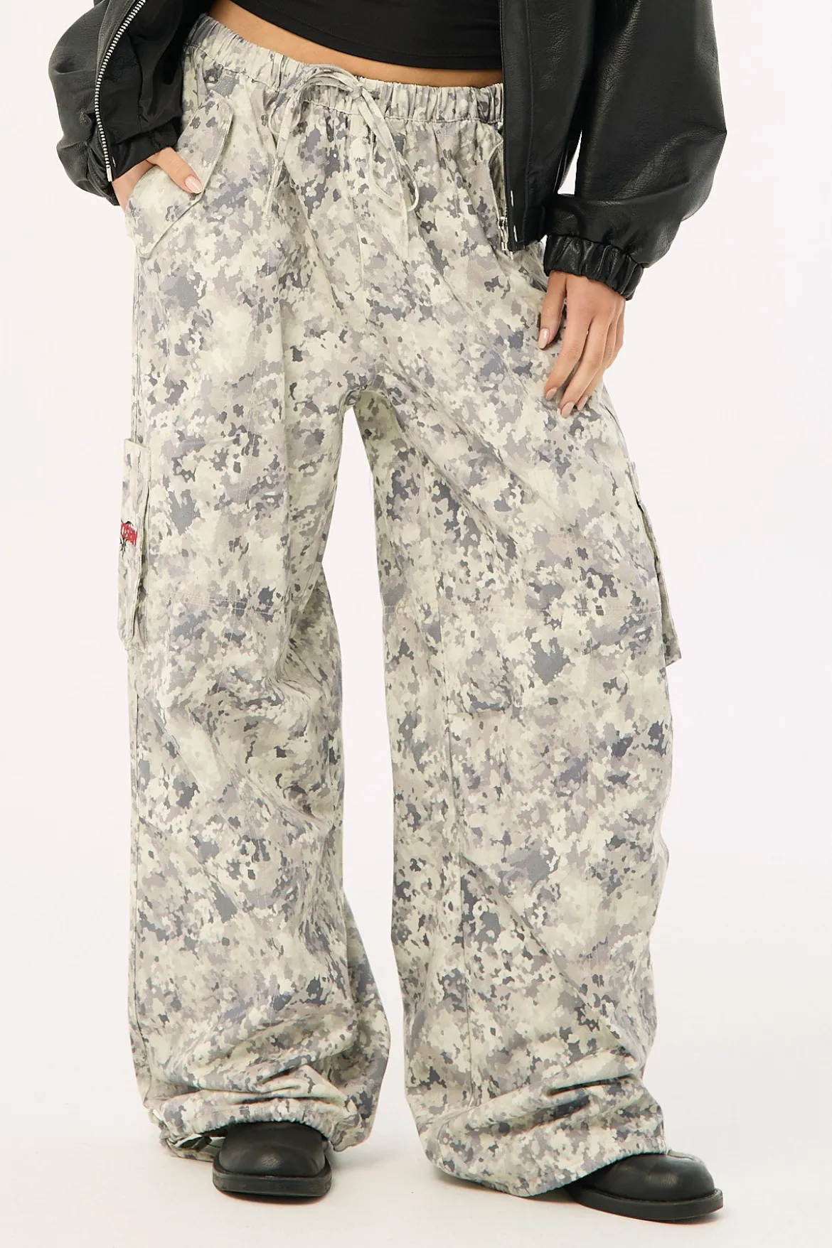 Pyrite Camo Wide Parachute Pant Camo