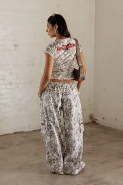 Pyrite Camo Wide Parachute Pant Camo