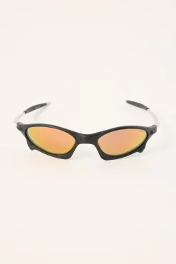 Quantum Sunglasses Black/Silver/Purple Mirror