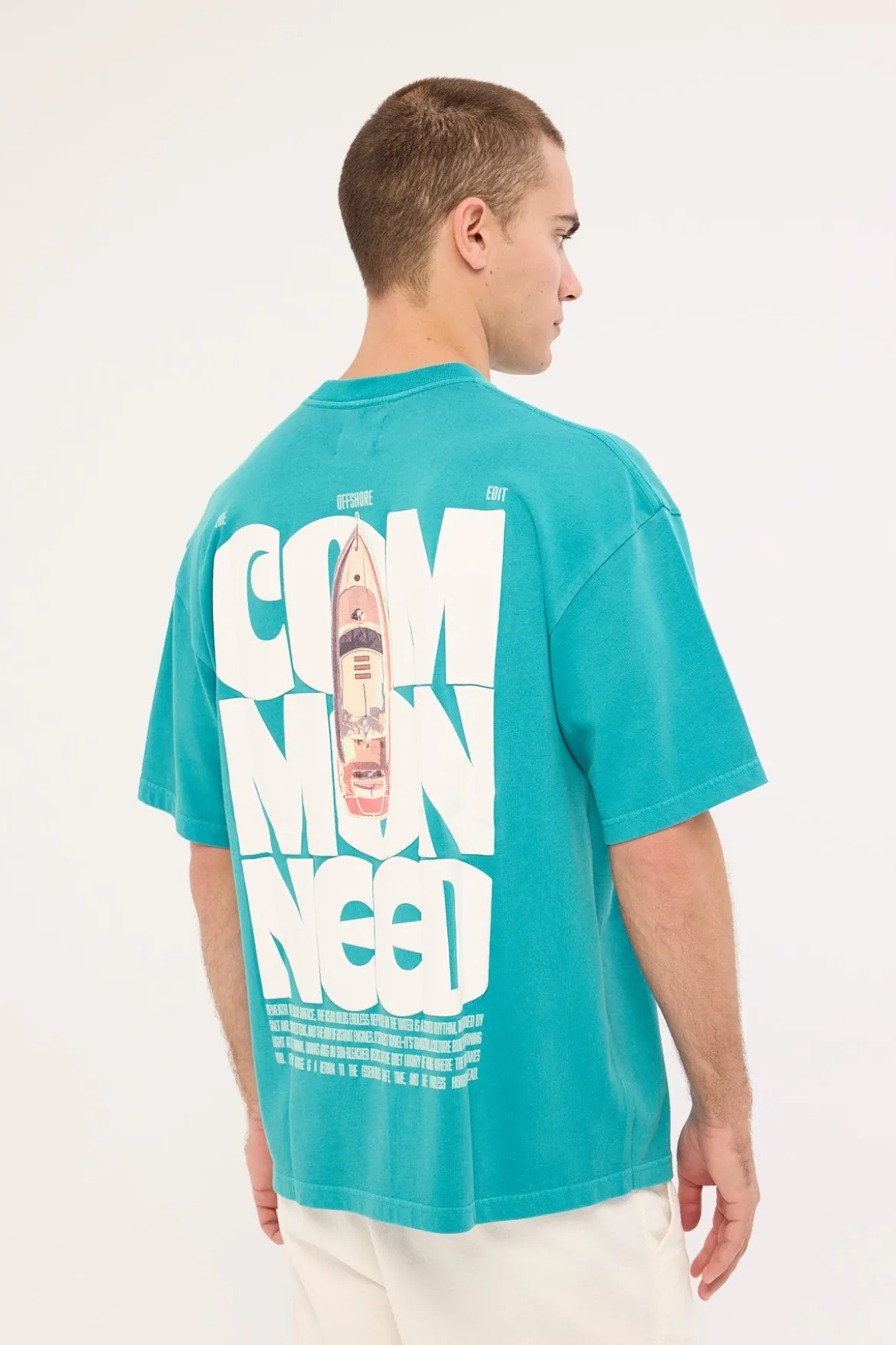Quest Heavyweight Easy Tee Washed Teal