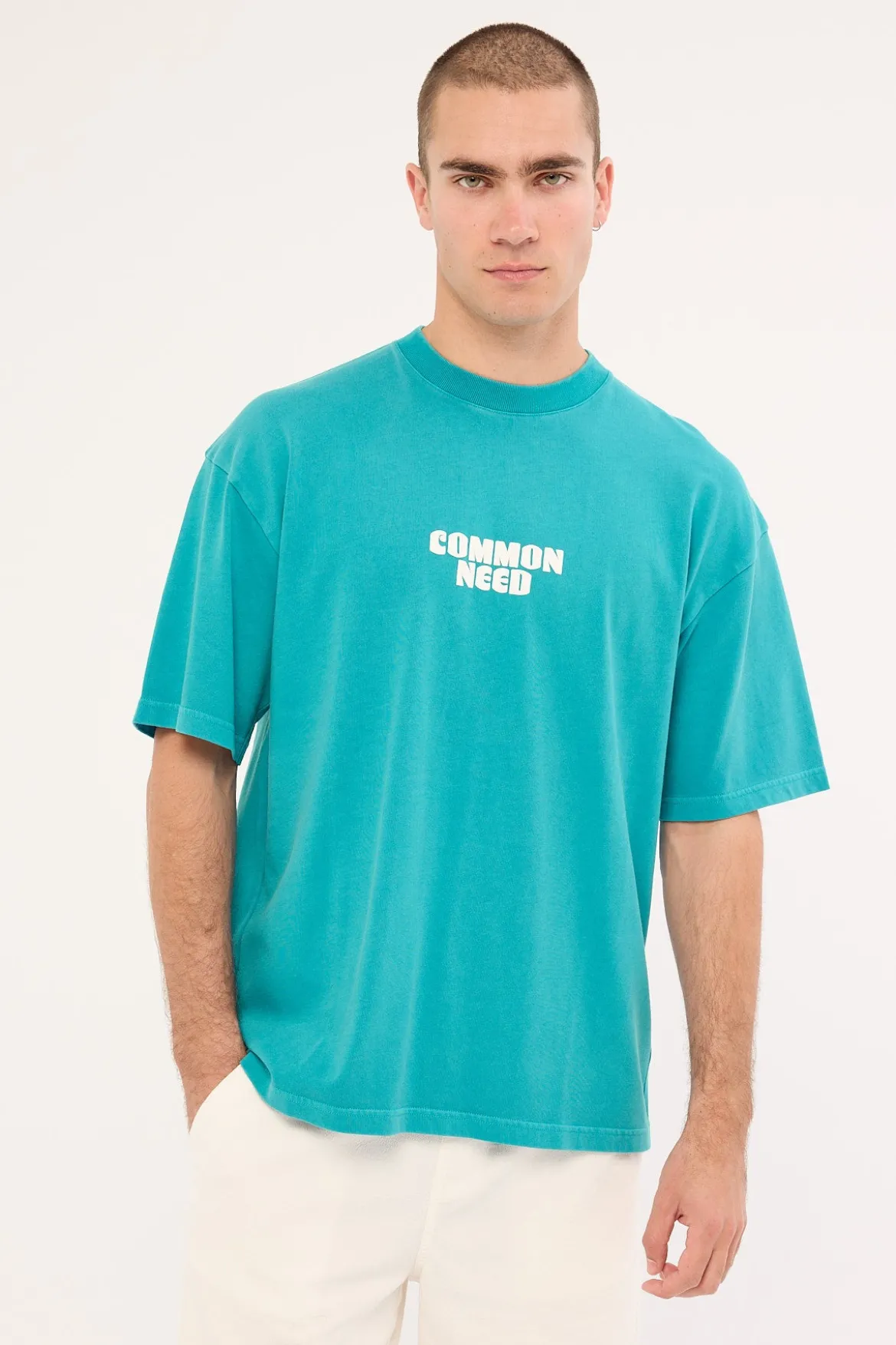Quest Heavyweight Easy Tee Washed Teal