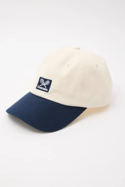 Racket Dad Cap Off White/Navy