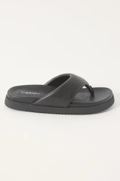 Radar Thong Slide Black