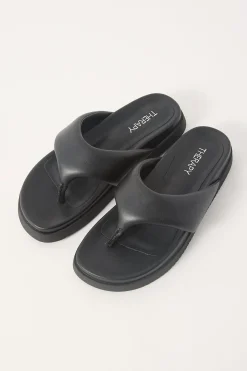 Radar Thong Slide Black