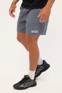 Radical Elastic Waist Short Steel Blue