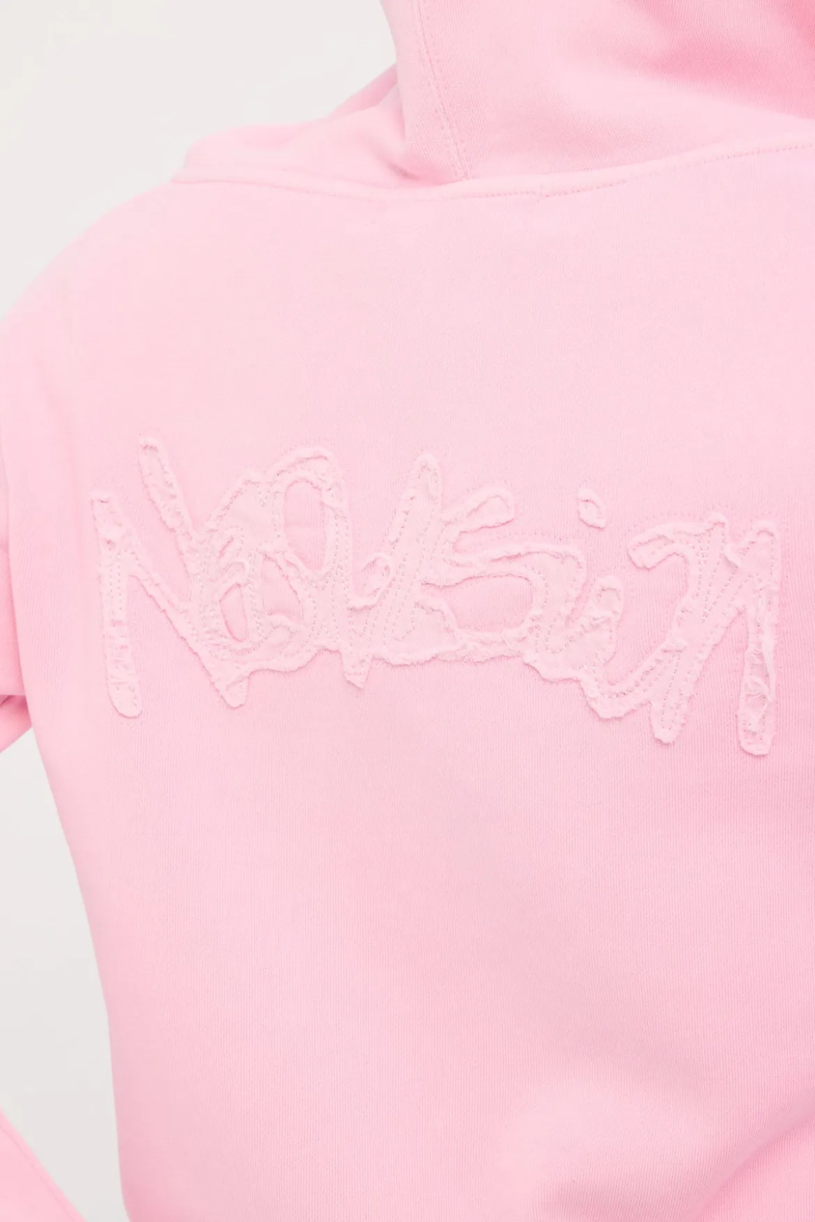 Radical Fitted Zip Through Hoodie Washed Pink