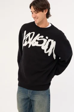 Radical Knit Sweater Black