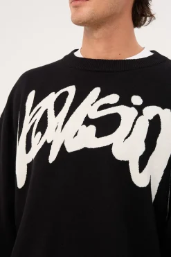 Radical Knit Sweater Black