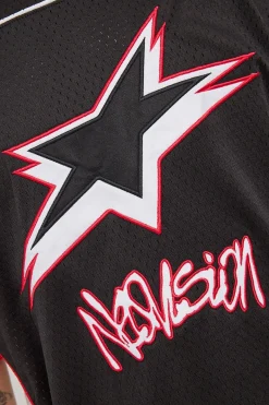 Radical V Neck Jersey Black/Red/White