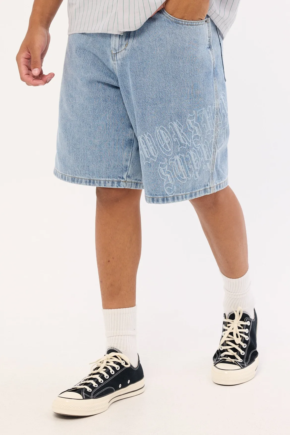 Rager Big Dawg Jean Short Rage Blue