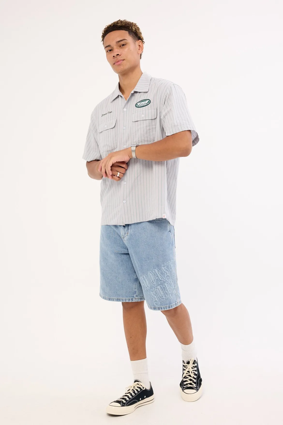 Rager Big Dawg Jean Short Rage Blue