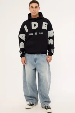 Raiders Arch Hoodie Jet Black
