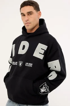 Raiders Arch Hoodie Jet Black