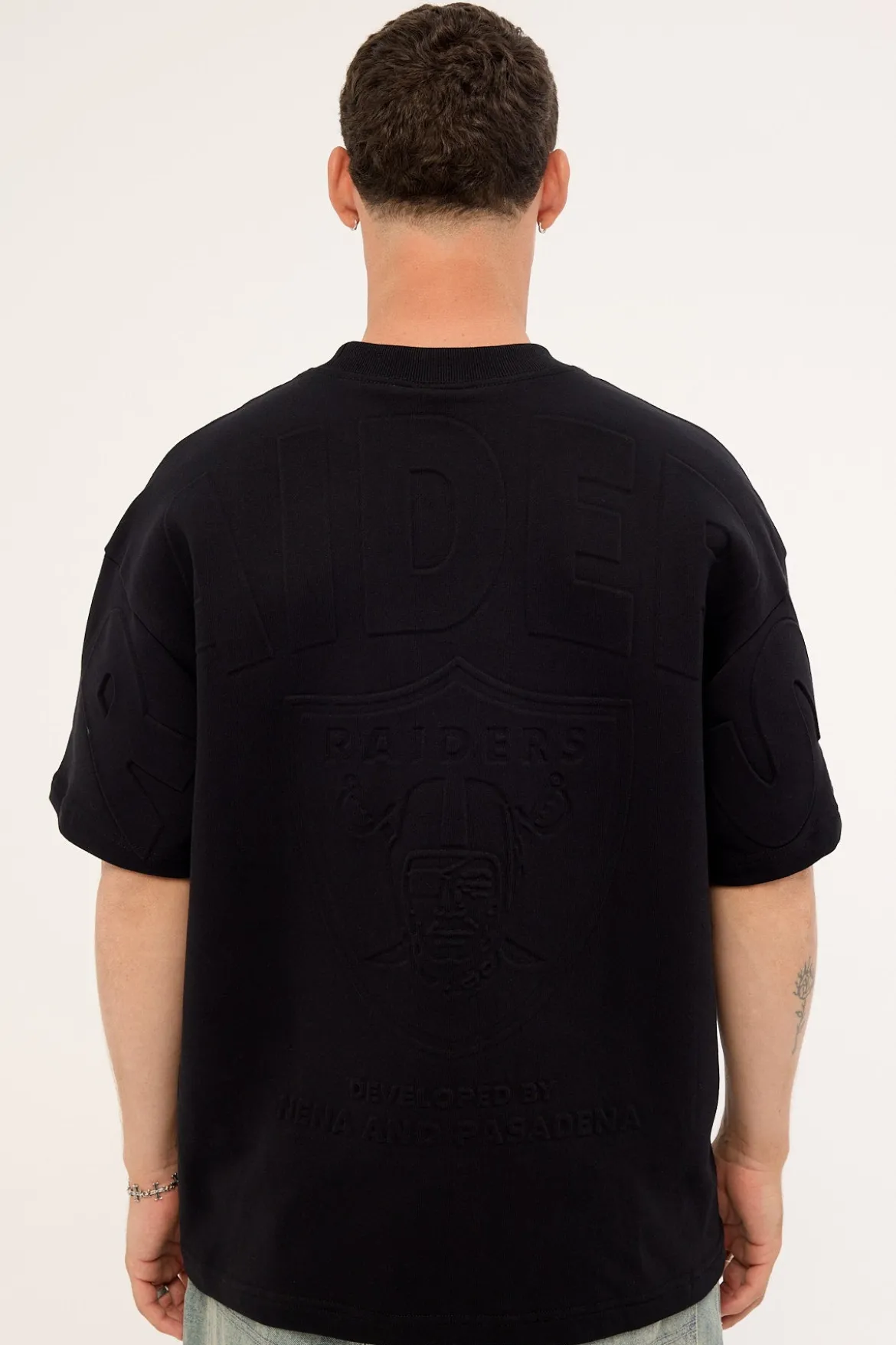 Raiders Crest Tee Jet Black