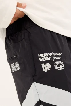 Raiders Nylon Pant Jet Black/Silver