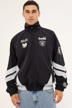 Raiders Racing Jacket Jet Black/Silver