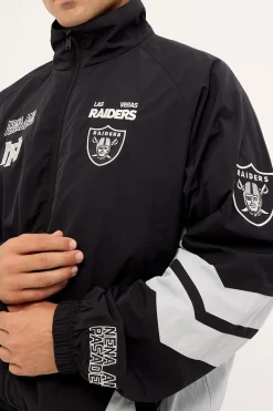 Raiders Racing Jacket Jet Black/Silver